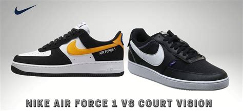 unterschied zwischen nike air force 1 und nike court vision|Nike Court Vision vs Air Force 1 (Side.